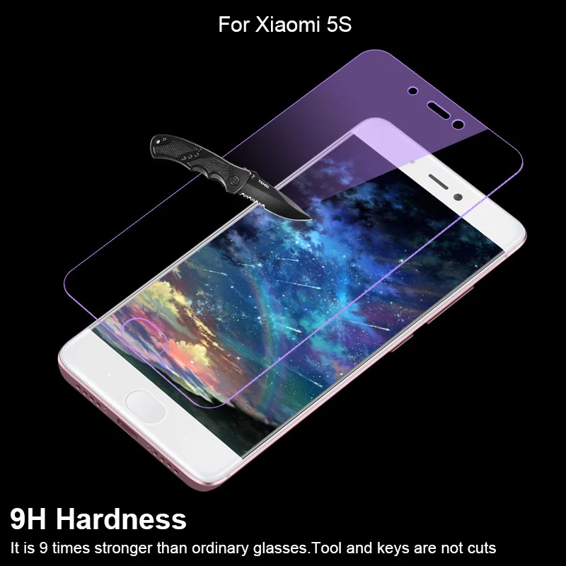 Закаленное стекло DyGod для Xiaomi Redmi 5A Note 4X переднее защитная пленка экрана Mi 5S Plus