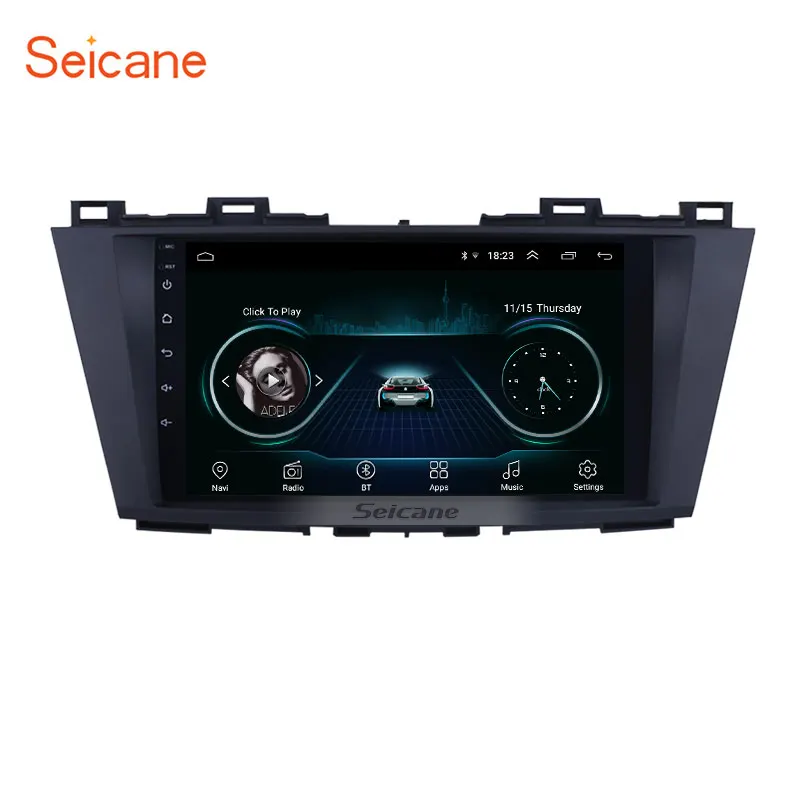 Автомагнитола Seicane мультимедийный проигрыватель с GPS для Mazda 5 2009 2010 2011 2012 Android 8 1 9