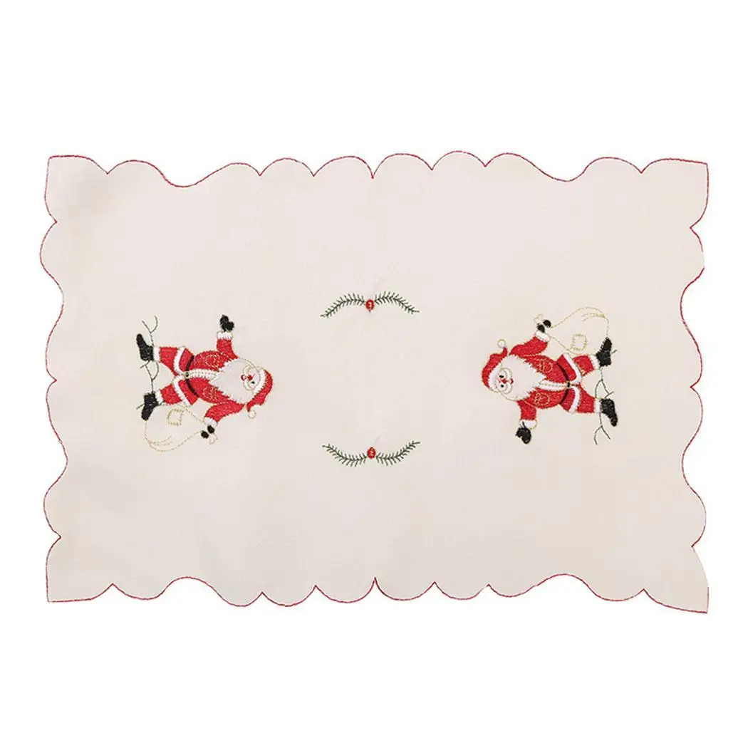 Вечерние рождественские Рождество Клаус подарочные свечи костыли из placemate полые