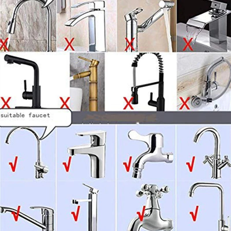 Advanced Faucet Water Filter with a Element Double Outlet and Level 1 filtration No-cracking No-leakage Fast Flow House | Бытовая
