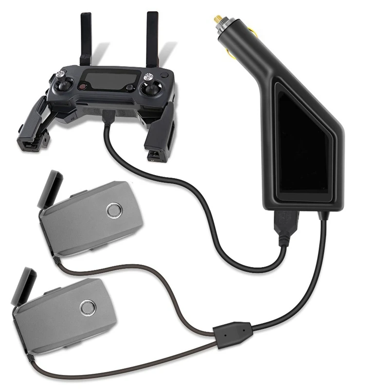 Аксессуары для автомобильного зарядного устройства применимы Dji Mavic 2 Pro Zoom Dual-Charge