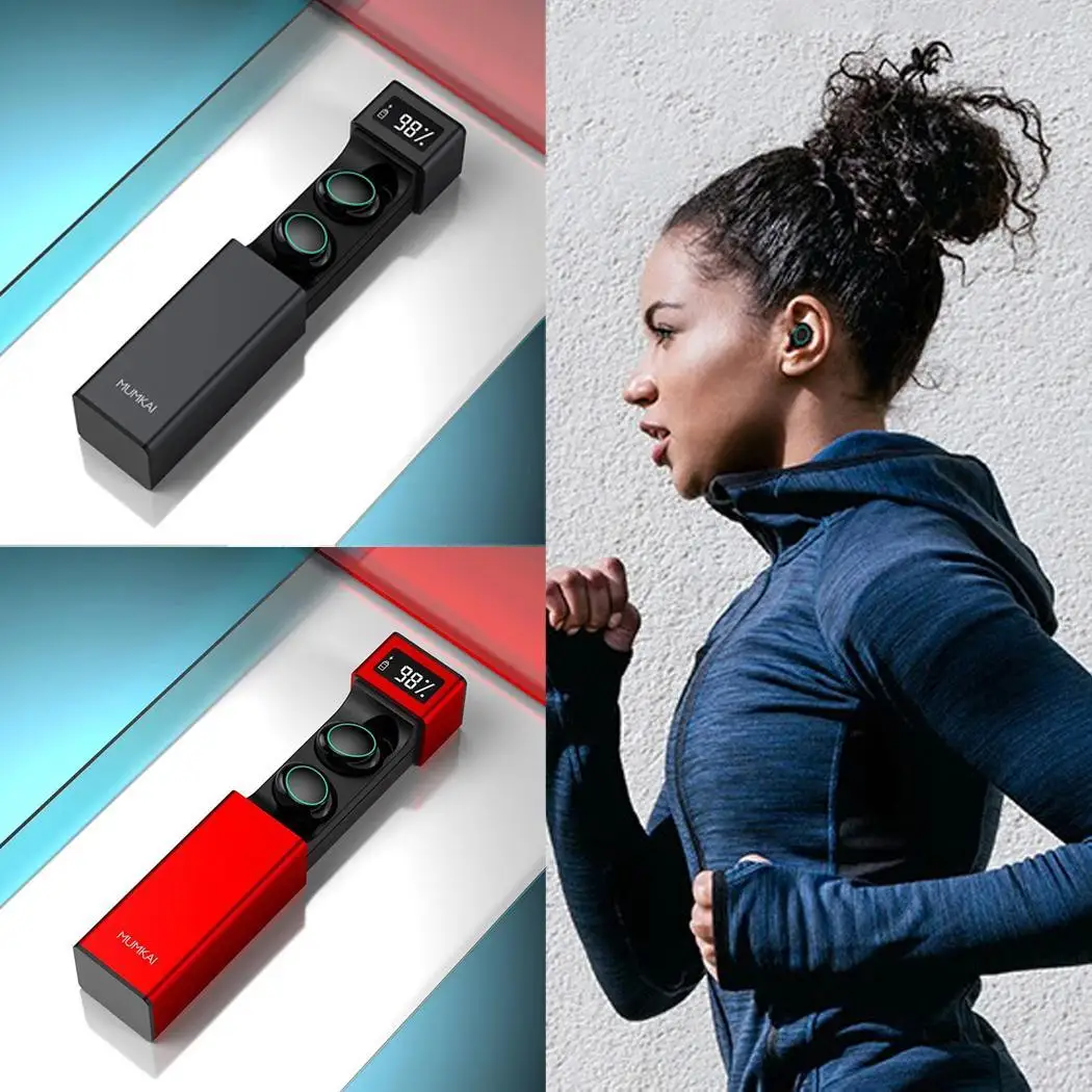 Общие Беспроводные Bluetooth Hifi гарнитура стерео наушники вкладыши спортивные DC/5 V 32