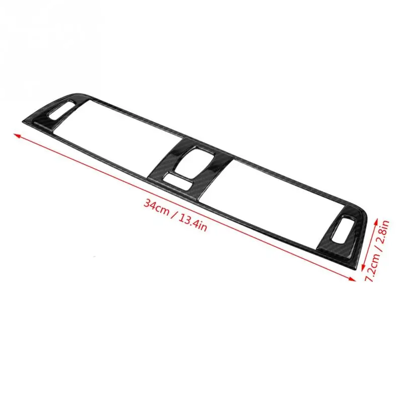 Новая стильная Автомобильная консоль из углеродного волокна отделка наклейка на