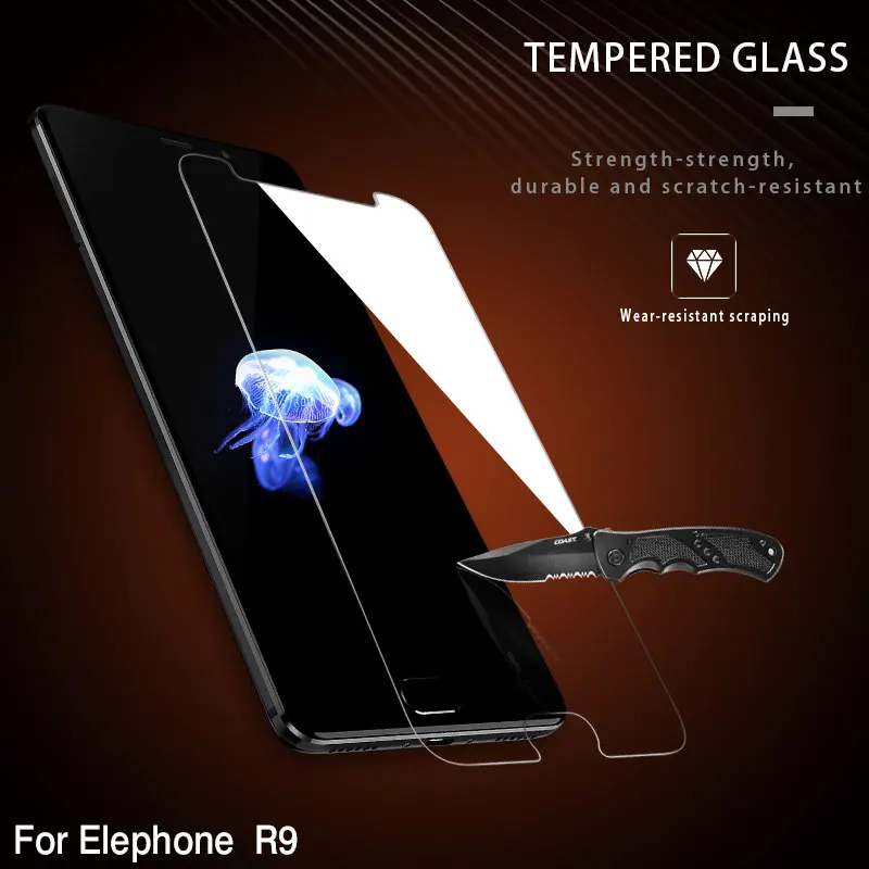 DyGod для Elephone R9 закаленное стекло 5 дюймов Переднее защитная пленка Замена