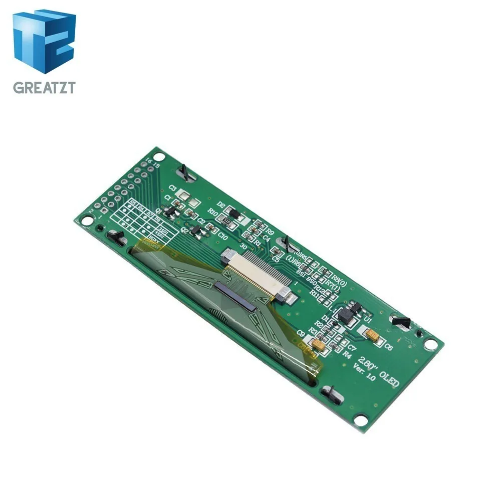 GREATZT Новый oled дисплей 2 8 &quot256*64 25664 точек Графический ЖК модуль экран дисплея LCM