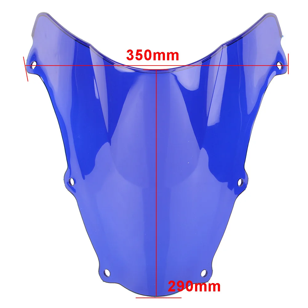 Лобовое стекло мотоцикла двойной пузырь для Suzuki SV650 SV650S 2003 2012 & SV1000 SV1000S 2008 ABS