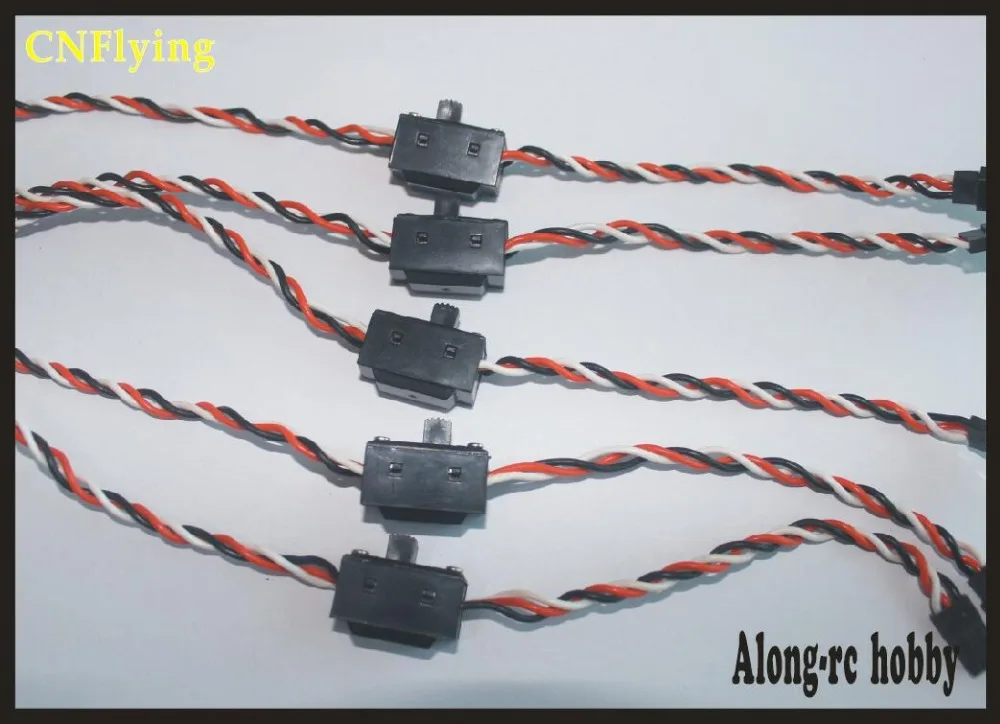 

FREE SHIPPING receiver to ESC SWITCH WITH WIRE (5PCS) for airplane/hobby plane /RC model/airplane rc car DIY model spare part