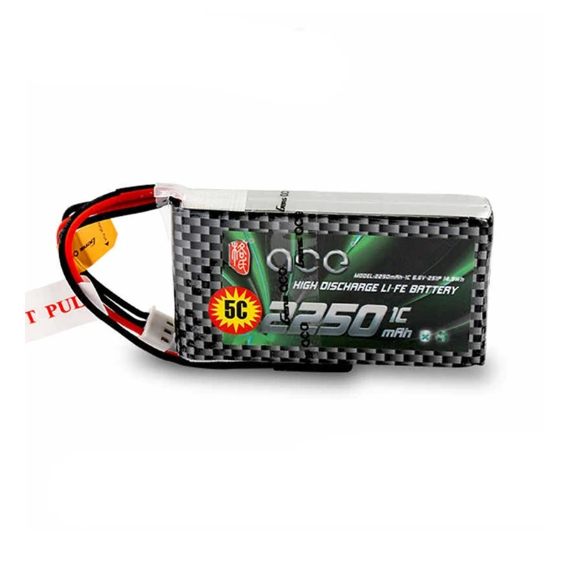 Футбольные бутсы ACE 6 V 2250 mAh 5C Li FE Батарея 2S1P для Futaba 18SZ 14SG T10J T8J T6J 4PKS 4PL радио