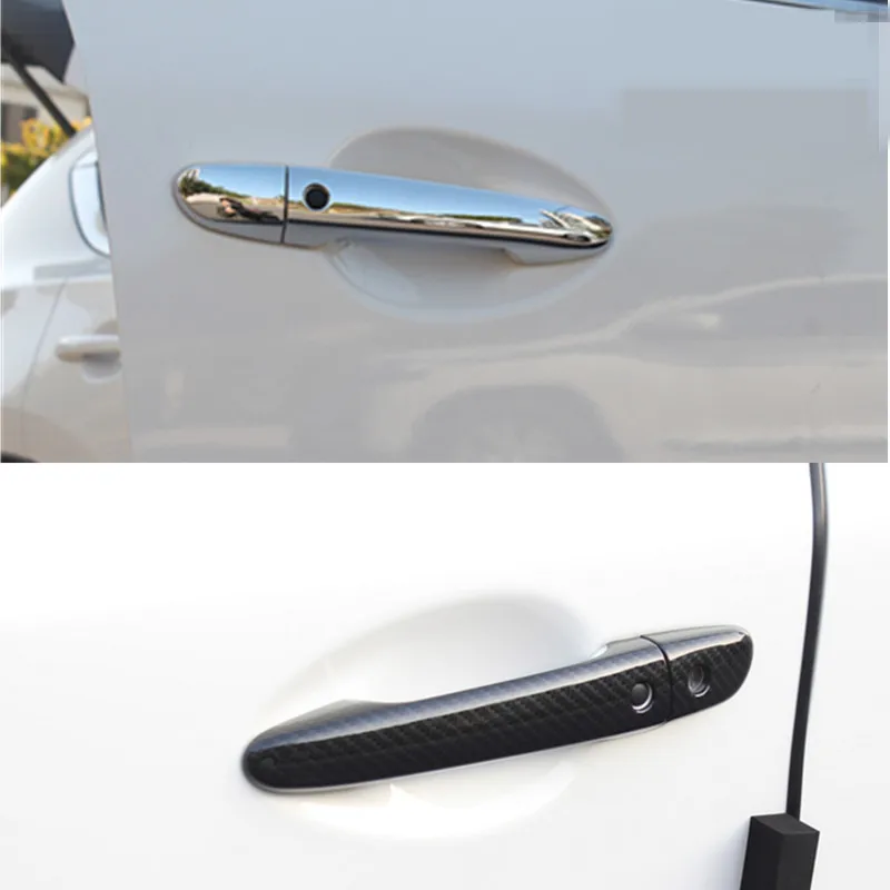 Для Mazda CX 5 CX5 2012 2013 2014 2015 2016 2017 смарт ключ Chrome Боковая дверь ручка крышки Накладка