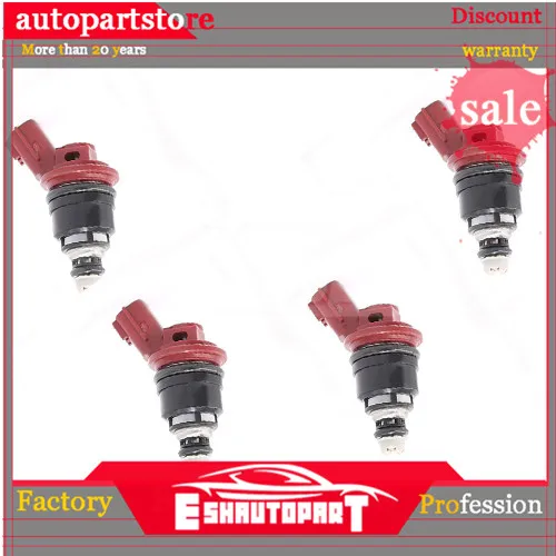Flow Matched Fuel Injector nozzle 16600-10Y00 16600-53J03 16600-53J00 16600-10Y0016600-96E01 for nissan SR20DE 2.0L KA24DE 2.4-. |