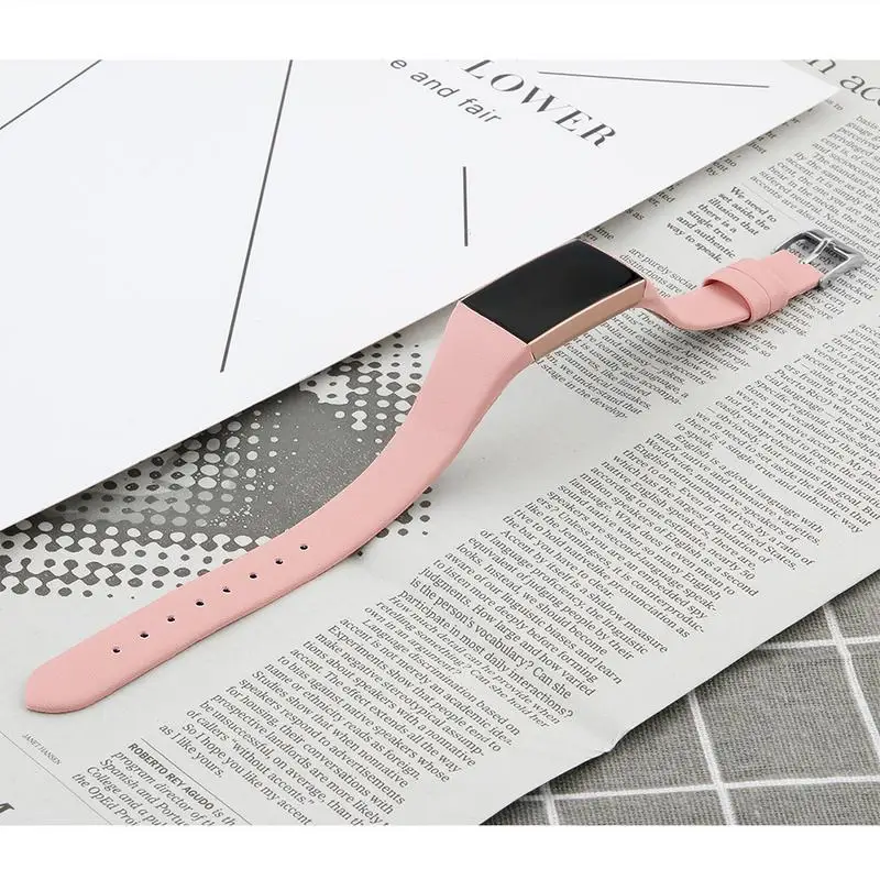Роскошные кожаные Сменные аксессуары ремешки для браслета Fitbit Charge 3 женщин и