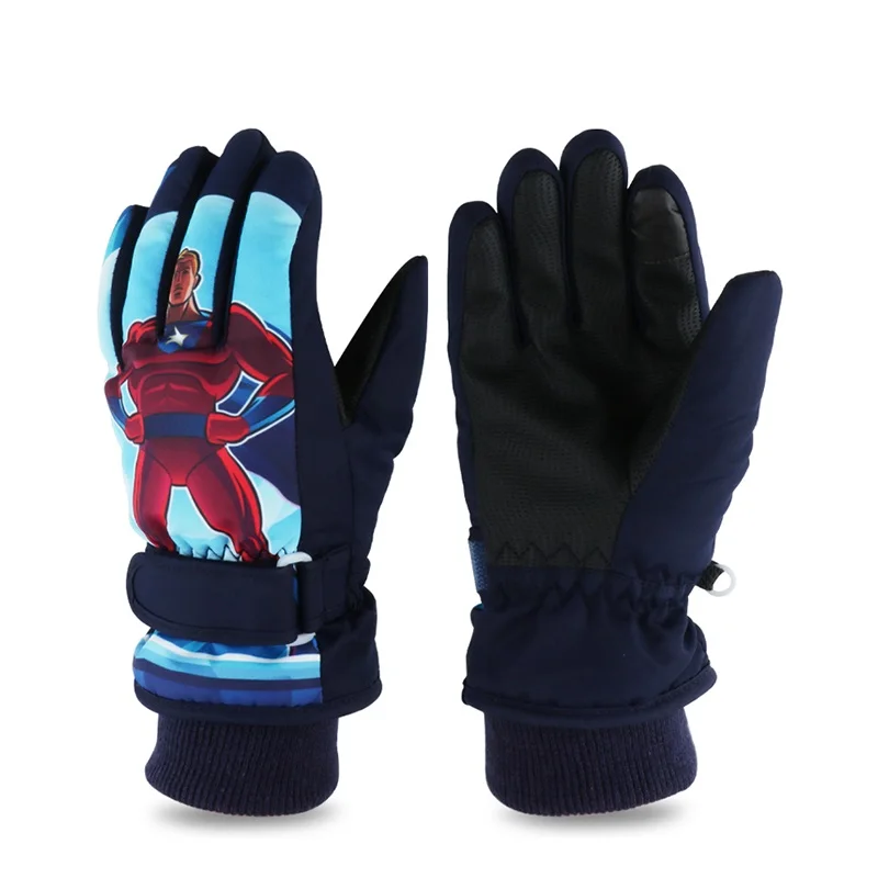 EYTOCOR Children Winter Girls Boys Ski Skiing Bike Cycling Riding Warm Waterproof Windproof Snowboard Kids Gloves Handwear | Спорт и