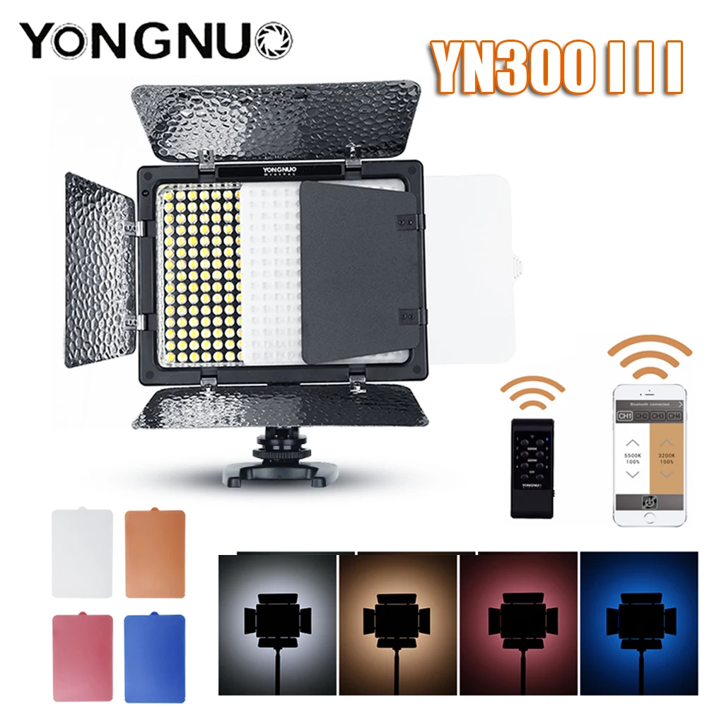 Yongnuo YN300 III YN-300 светодиодный светильник для видео камеры Фото s панельный с
