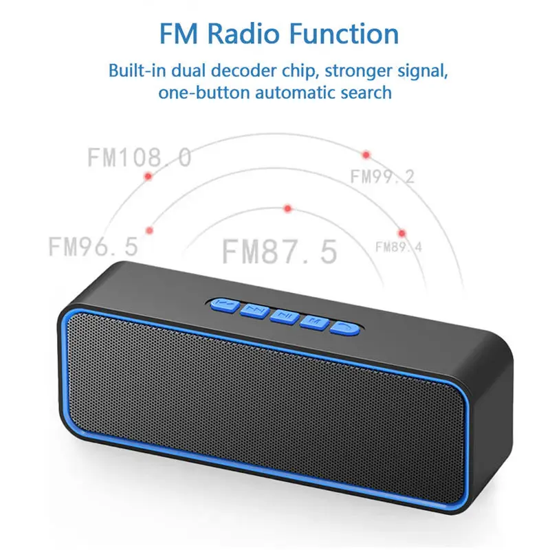 S11 6 Вт Bluetooth динамик Портативная Беспроводная колонка звуковая система стерео