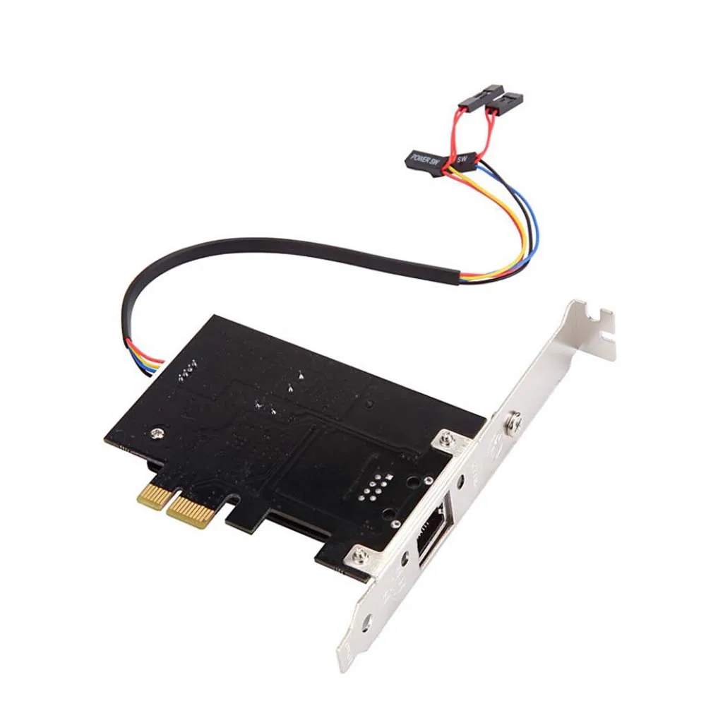 Коммутатор питания для ПК 1000 Мбит/с 1 Гб Gigabit Ethernet PCI E Express|Компьютерные кабели и