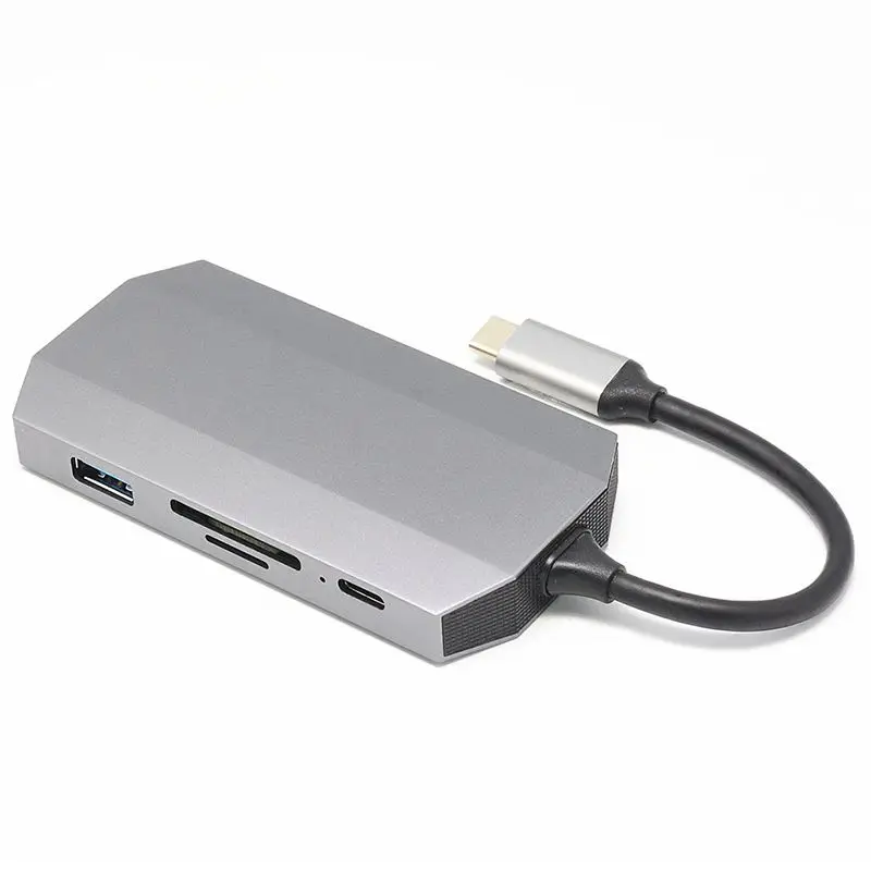 Type-C3.1 4K Usb3.0 Sd Tf Card Gigabit Ethernet Port Usb Sound Pd Charging 9-In-1 Converter | Компьютеры и офис