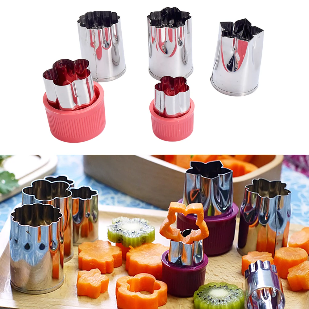 8 шт./компл. устройство резки овощей и фруктов в форме цветка форма для слайсер из