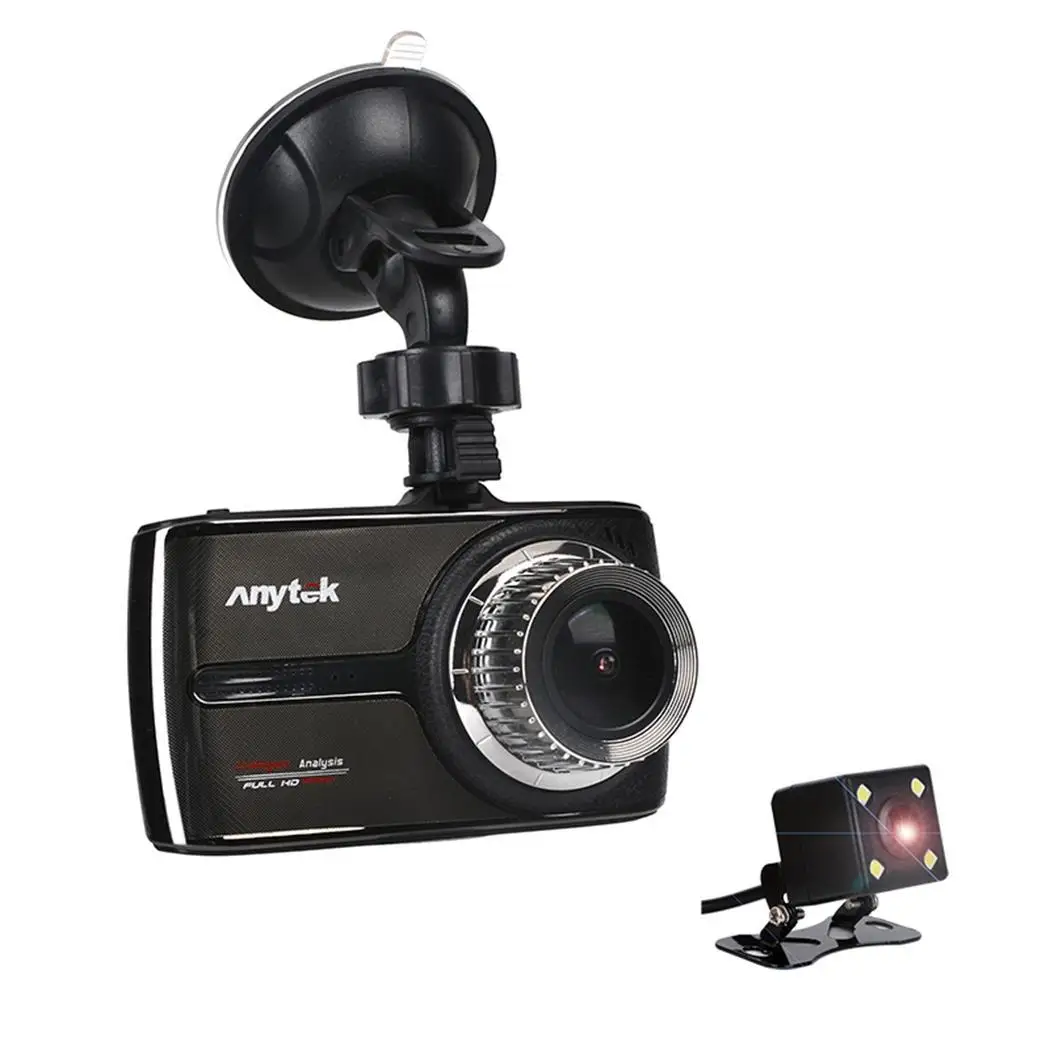 Anytek G66 3 5 ''Автомобильный видеорегистратор с сенсорным экраном Full HD 1080P WDR