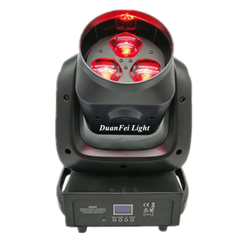 Фото (4pcs+Flightcase) professional lighting 3x40w high power led moving head beam rgbw dmx zoom light bee eyes Лампы и освещение (4pcs+Flightcase) professional lighting 3x40w high power led moving head beam rgbw dmx zoom light bee eyes Лампы и освещение