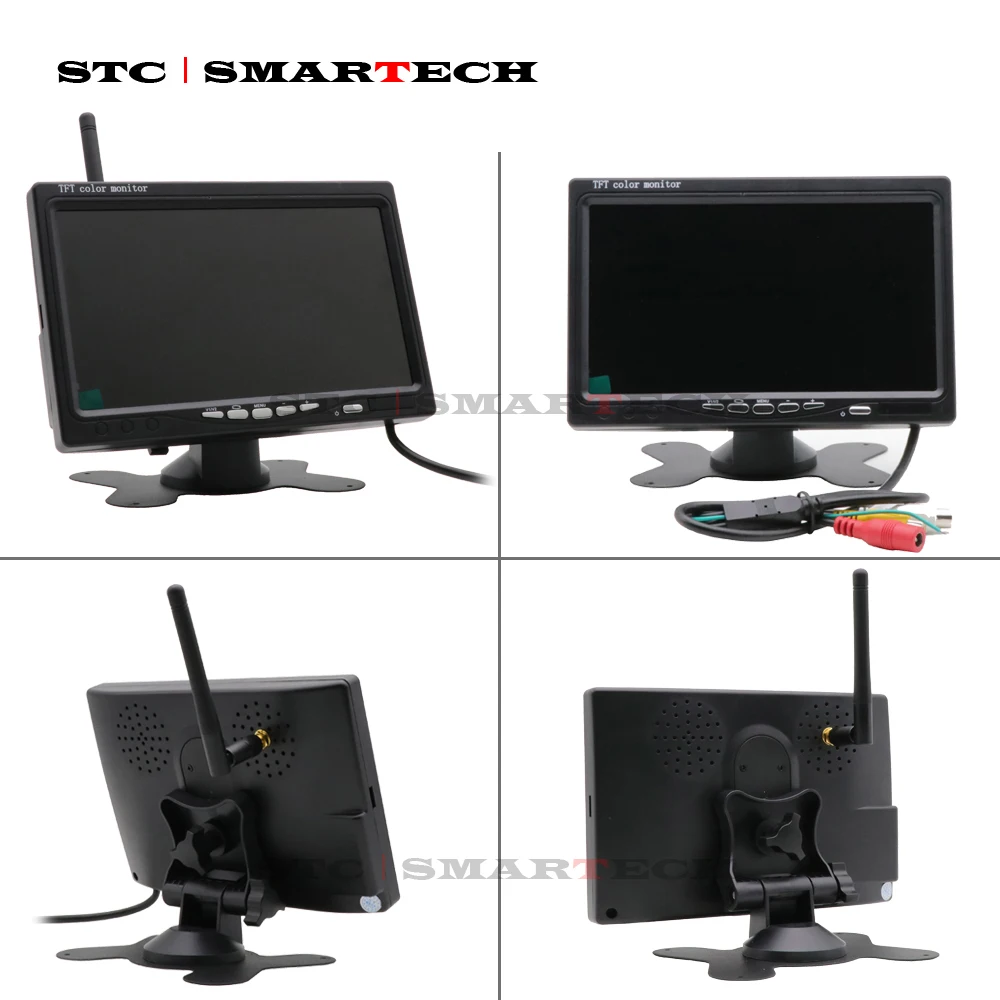 SMARTECH беспроводная камера заднего вида с 7 дюймовым монитором для грузовика