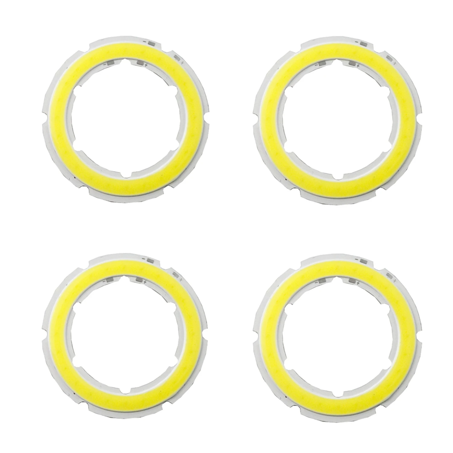 1 пара Автомобильные противотуманные фары с ангельскими глазками COB 45 мм DC 12 в 14