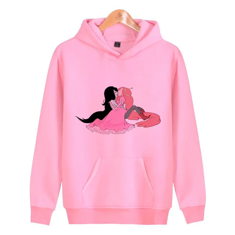 princess bubblegum Hoodies Men Women Hooded Funs Hoodie Streetwear Hip Hop Sweat Homme clothes V4158 | Мужская одежда