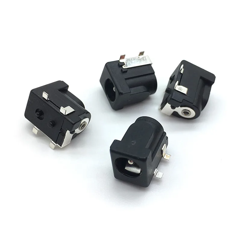 50 шт. SMD DC 005 050 разъем питания DC005 5 5*2 1 мм розетка круглая игла черный цвет
