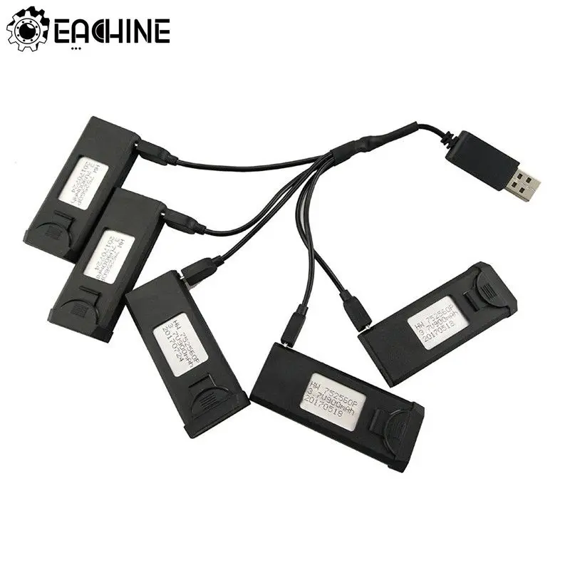 Зарядный кабель от 1 до 5 USB 3 7 В для XS809S XS809HW SG700 19HW Радиоуправляемый