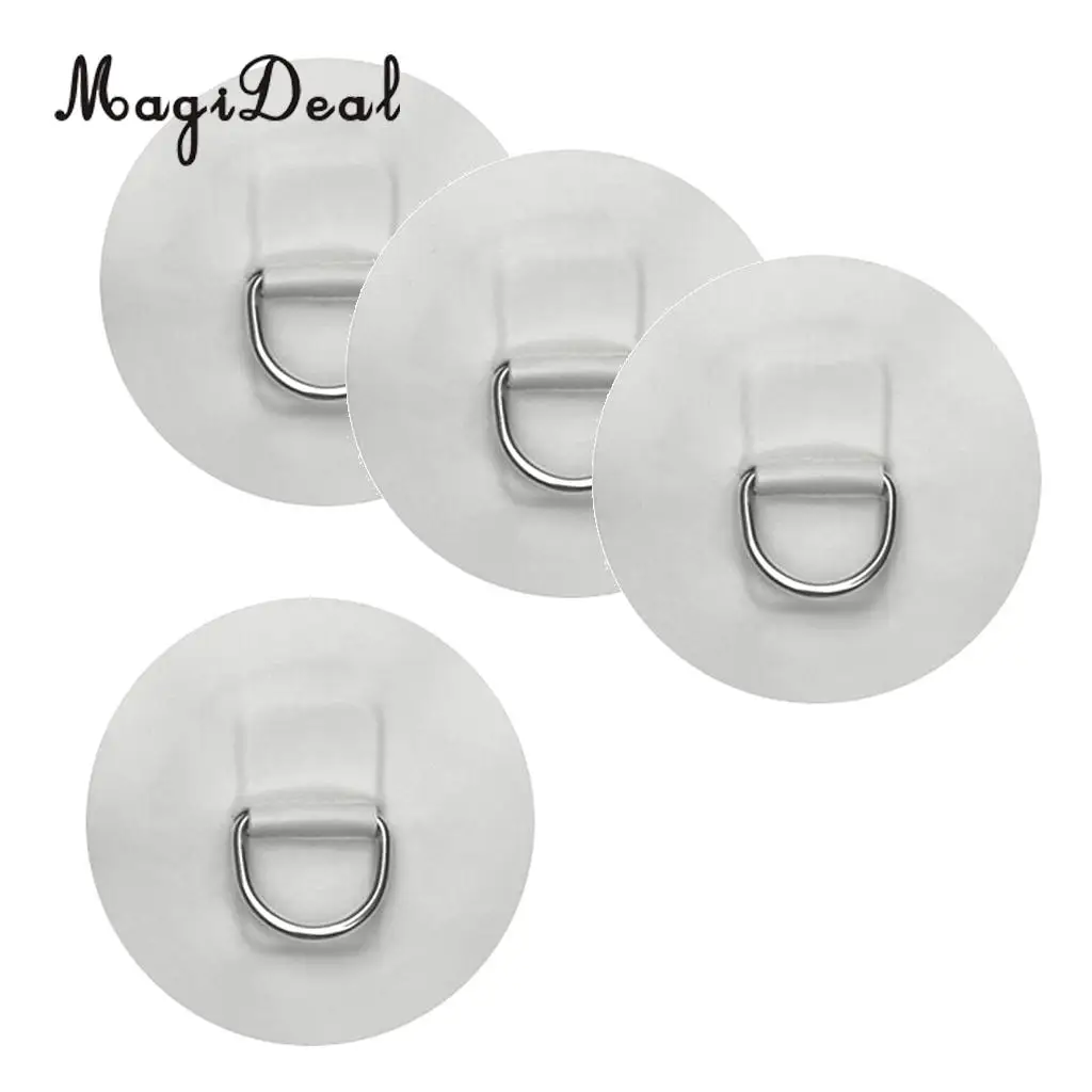 Красочные 4 шт. D ring Pad Patch для надувной лодки плот ПВХ шлюпки байдарки скалолазания
