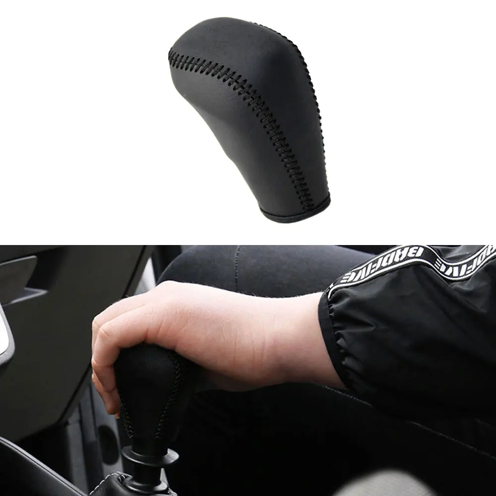 For Toyota REIZ 2013 2.5S Accessories Gear Head Covers Interior Styling PU Leather Hand-Stitched Shift Knob | Автомобили и