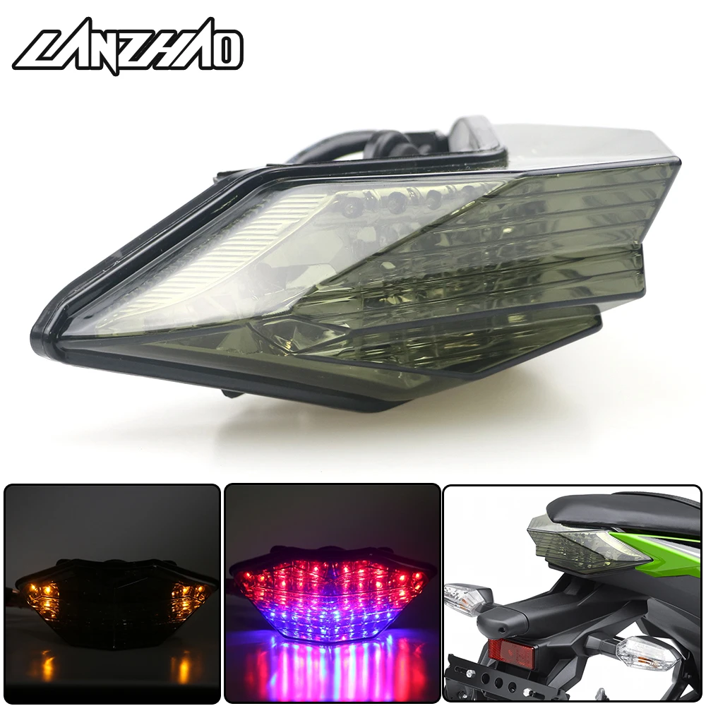 Светодиодный задний фонарь для мотоцикла стоп сигнал сигнальная лампа Kawasaki Ninja 250