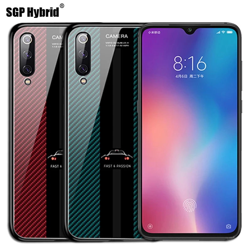 Silicone Soft Edge Case For Xiaomi mi9 Back Tempered Glass Phone Shell mi 9 se Redmi note 7 Protector Glas Cover | Мобильные