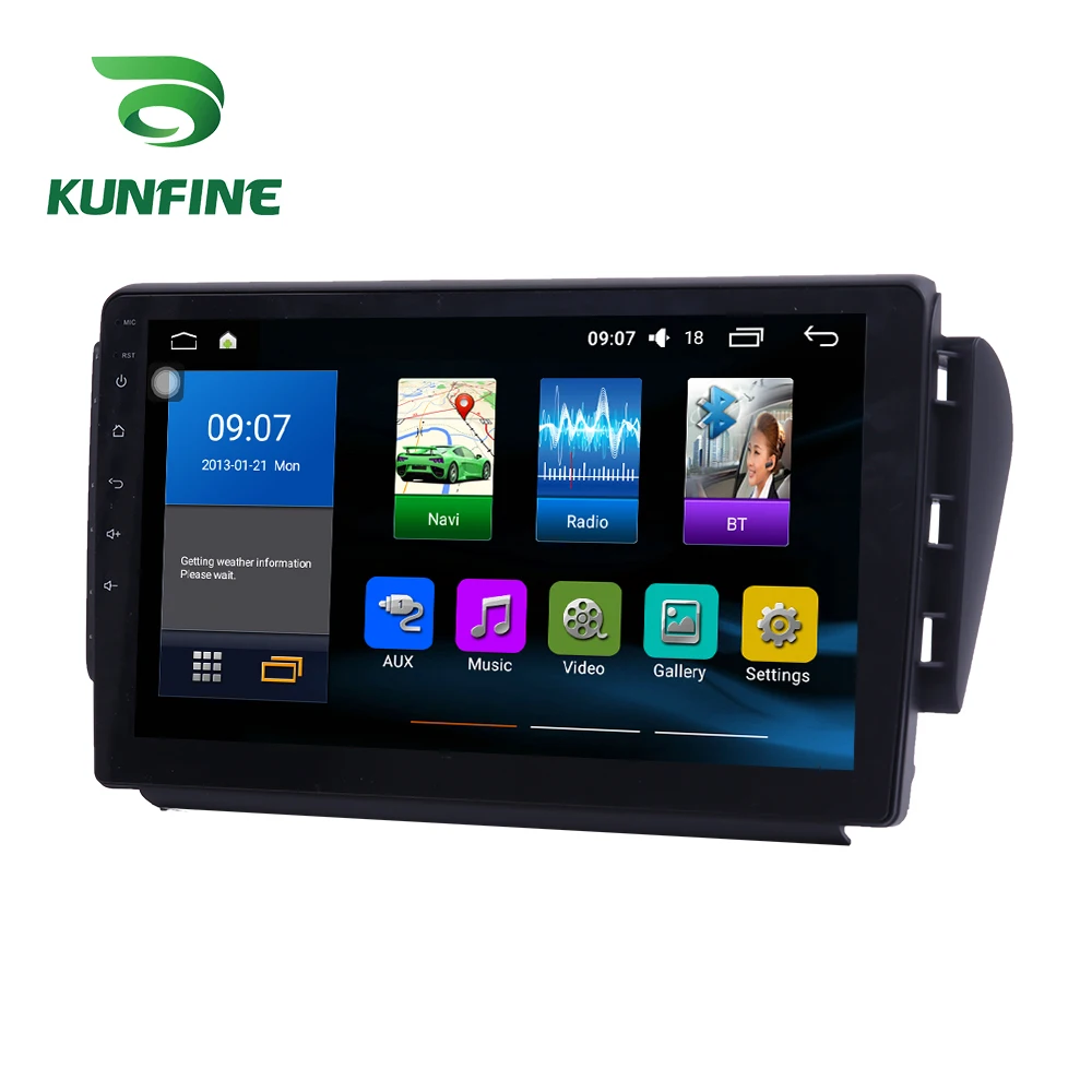 Восьмиядерный 1024*600 Android 8 1 автомобильный DVD GPS навигационный плеер Deckless стерео для