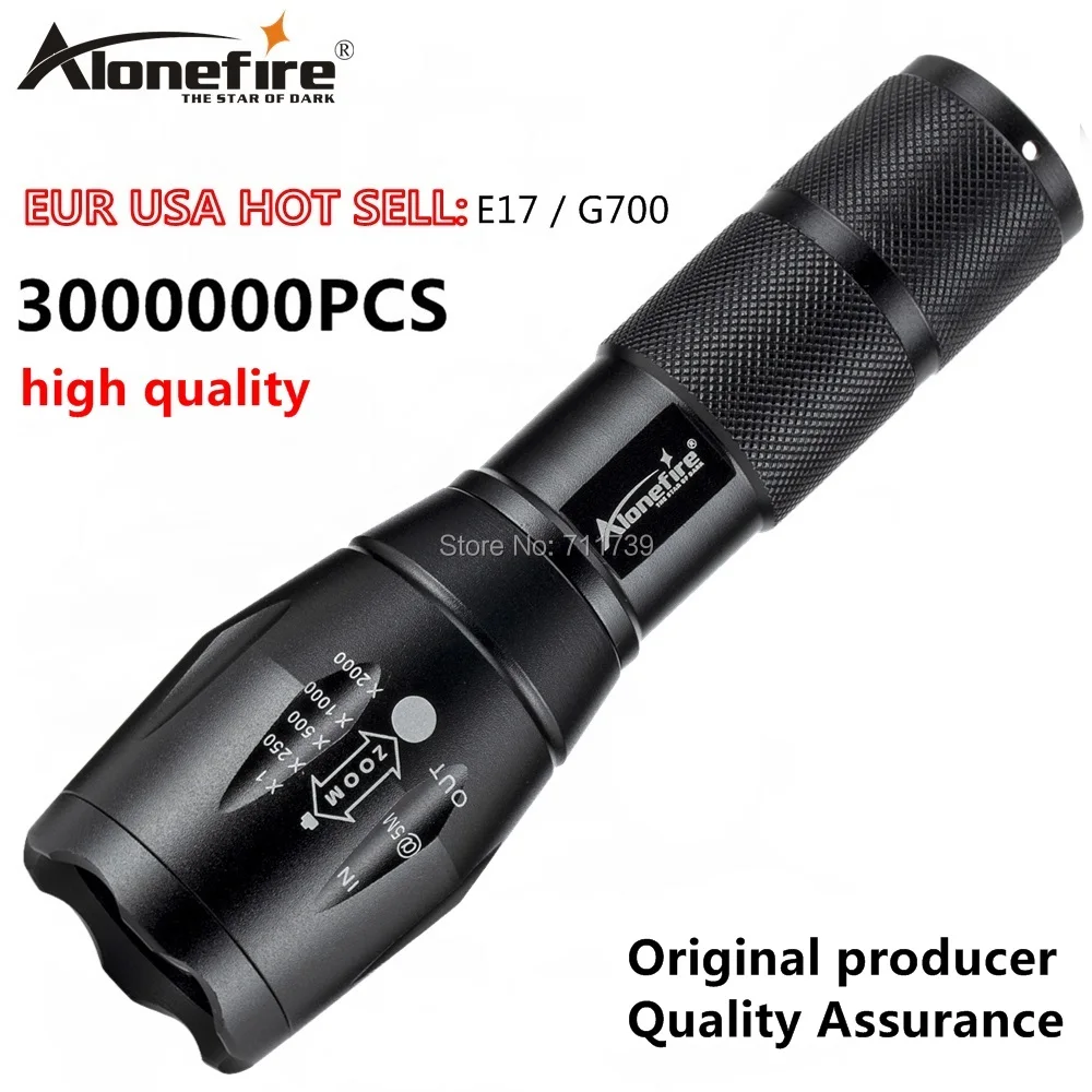Мощсветильник светодиодный фонарик G700 Cree XML T6 U3 алюминиевый водонепроницаемый