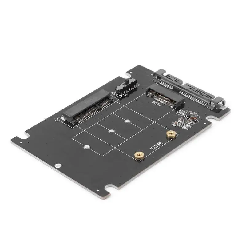 Конвертер/адаптер 2 в 1 mSATA SATA NGFF(M.2) SATA3 твердотельный диск с поддержкой mSATA/M.2 NGFF SSD