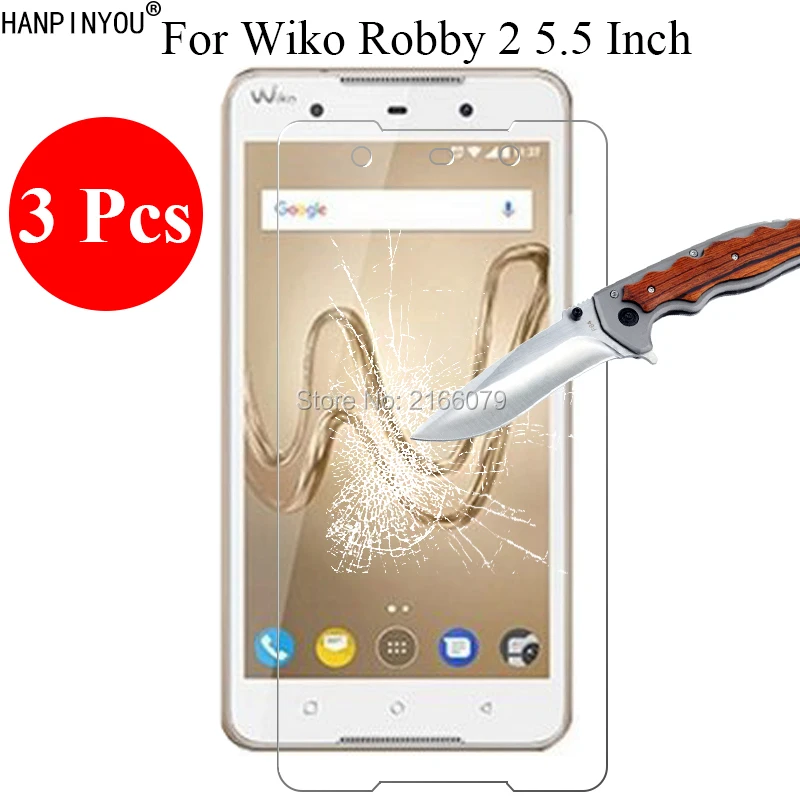 3 шт./лот новинка 9 H 2.5D закаленное стекло защита для экрана Wiko Robby 2 Robby2 5 дюймов
