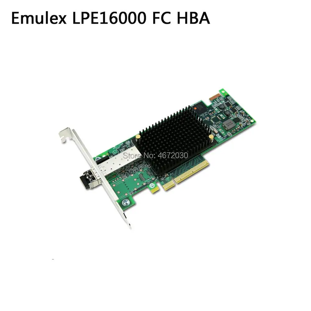 Emulex LPe16000B M6 LPe16000 16GFC PCIe Gen3 x8 Коротковолновая оптическая|Платы расширения| |