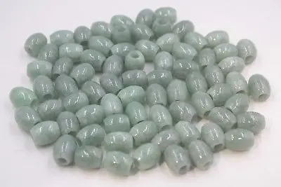 

10pcs New Arrival Natural Jade/Jadeite Lucky 13*11mm Oval Beads Pendant