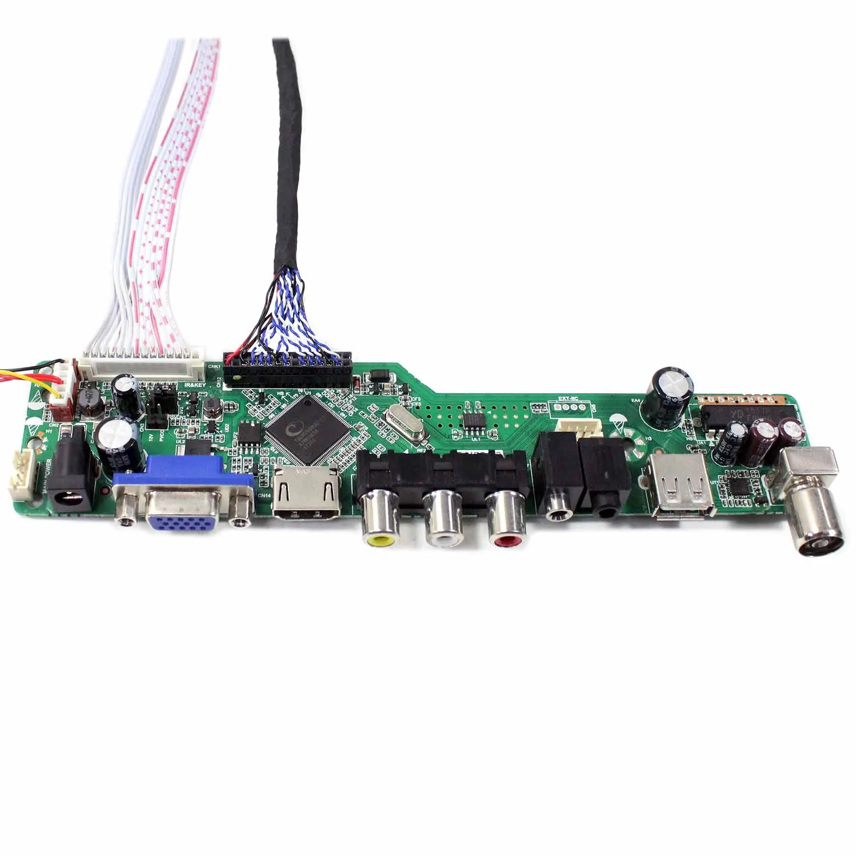 HD MI VGA плата ЖК-контроллера с USB для 15 6 "ЖК-экрана G156XW01 V2 G156BGE | Электроника
