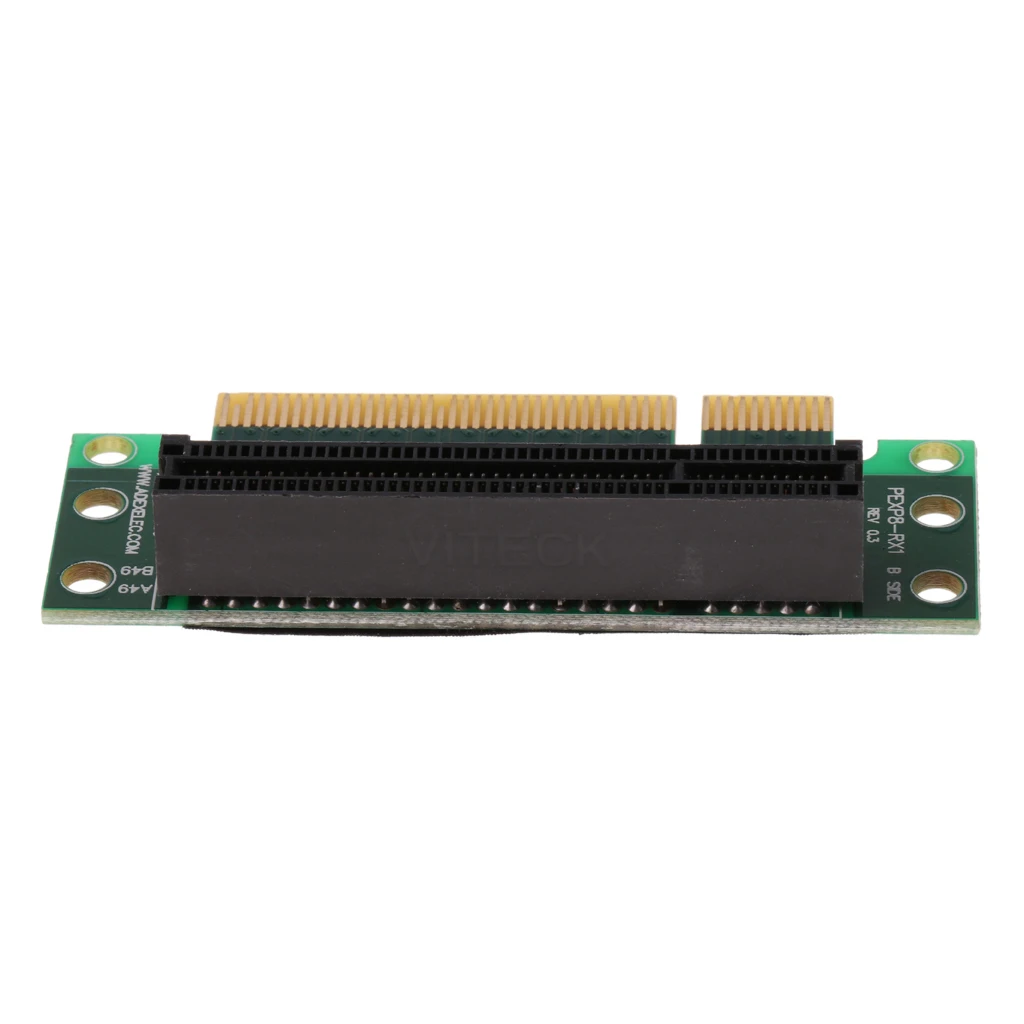 Адаптер PCI Express E 8X переходная карта под углом 90 для серверного корпуса 1U/2U|Платы