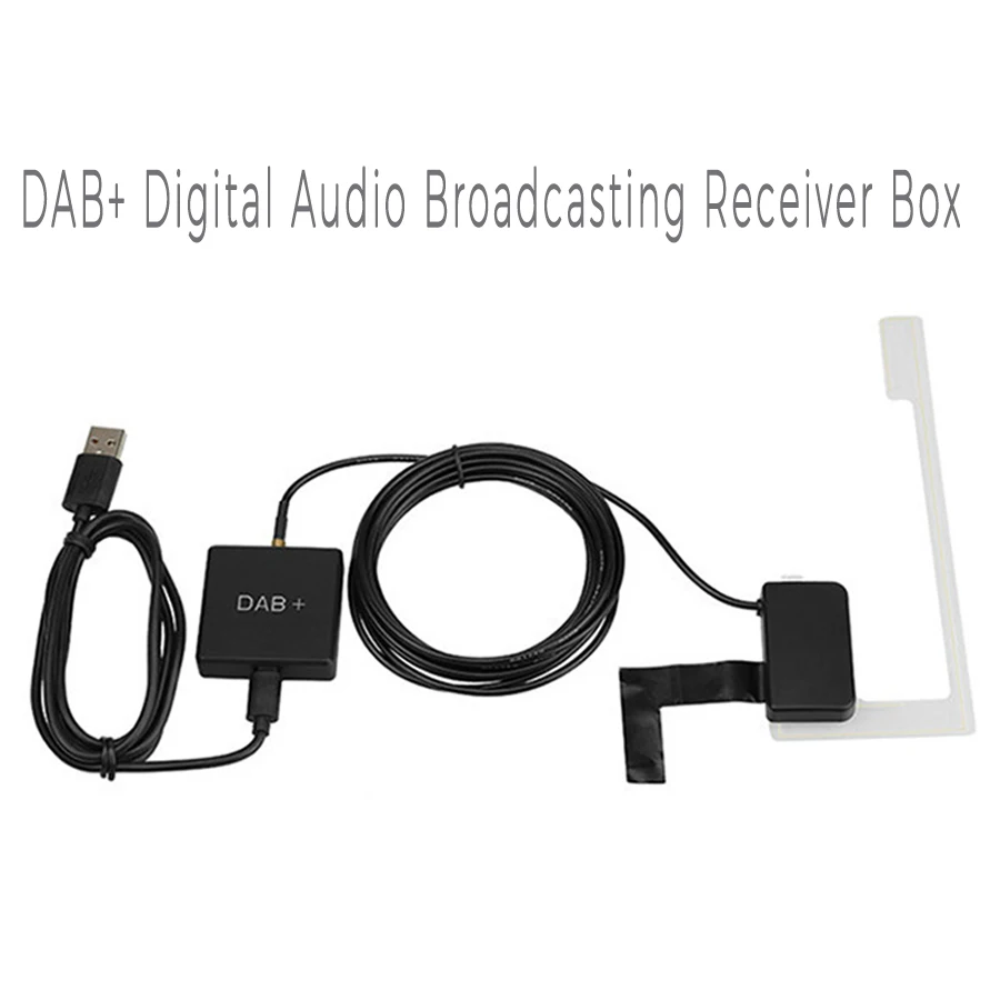 DAB + цифровой приемник аудио вещания USB адаптер цифровая антенна тюнер FM передача