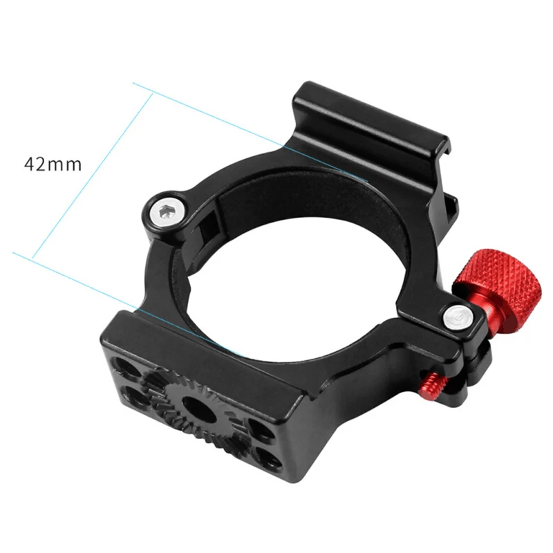 4-Ring Hot Shoe Adapter Ring Microphone Mount With Magic Arm For Zhiyun Smooth 4 Handle Gimbal Dslr Camera Parts | Электроника