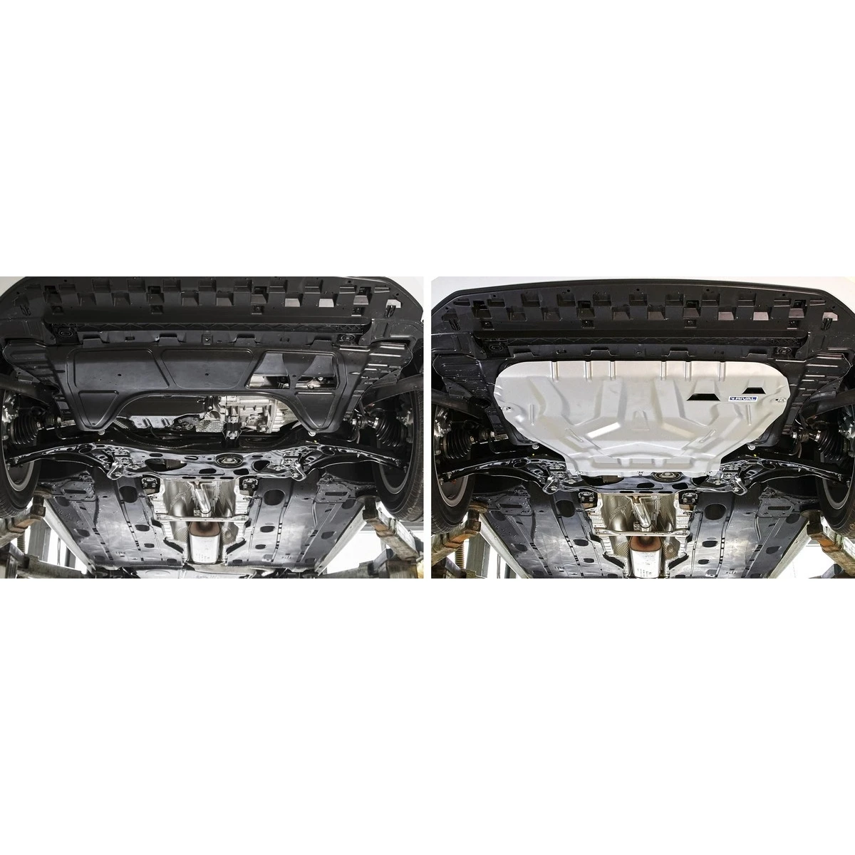 Защита картера и КПП Rival 333.5111.1 (для Skoda Octavia (кроме Webasto) алюминий 4 мм надежно