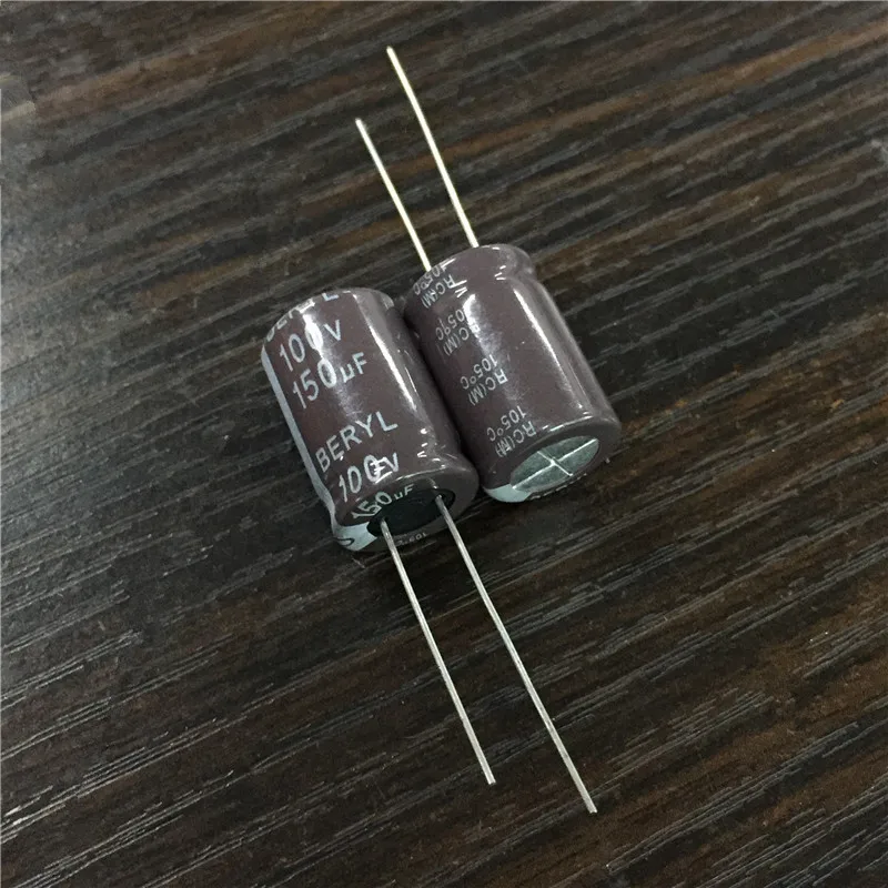 10 шт. 150 мкФ 100 в BERYL RC 12 5x20 мм 100V150uF конденсатор хорошего качества|Конденсаторы| |