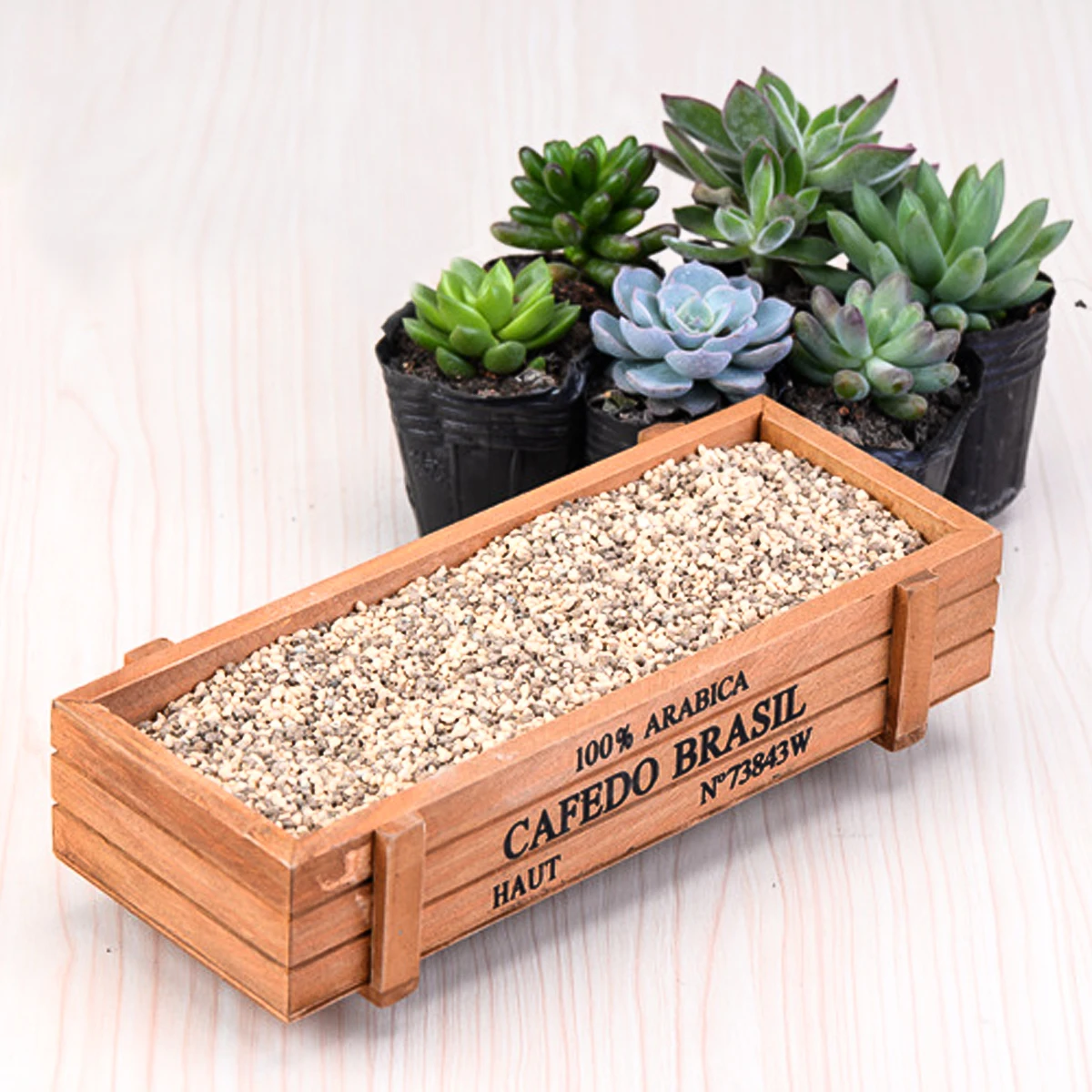 Многофункциональный горшок деревянный цветочный садовый для растений с