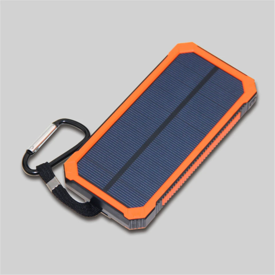 Солнечный напудренный фонарик 5V 1A power bank фонарь высокой яркости наружного