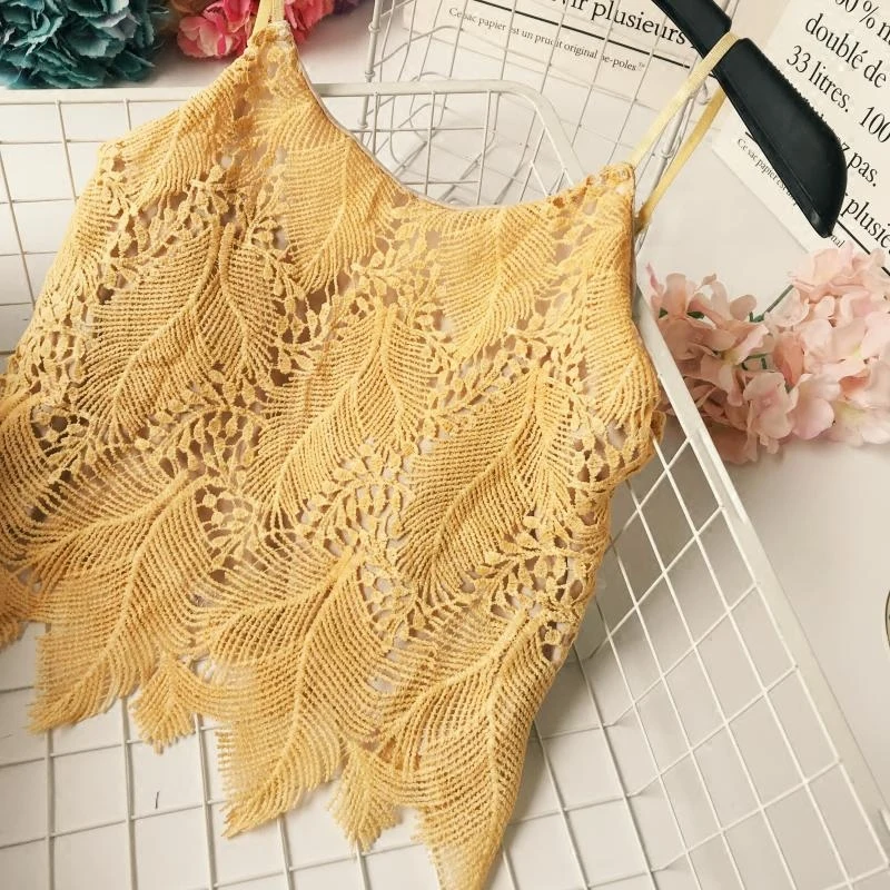 Летняя женская короткая Сексуальная кружевная открытая камзол с крючками прямая