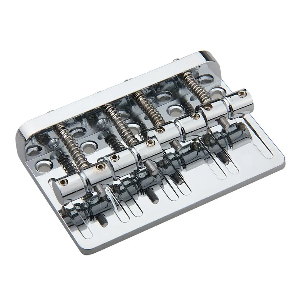 Bass bridge 4 string jazz bass String Hardtail Bridge for Precision Jazz Chrome 201B-4 Badass из цинкового сплава | Спорт и
