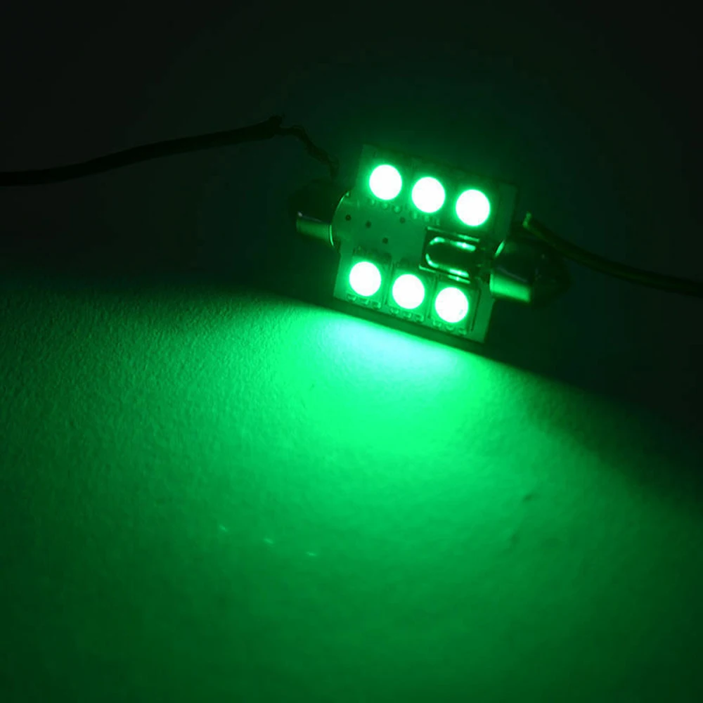 6 светодиодных ламп s универсальный RGB автомобильный внутренний купол светильник
