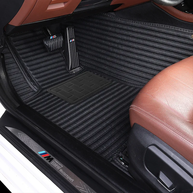Myfmat кожаные Коврики для ног автомобильные коврики Cadillac CTS CT6 SRX Escalade SLS ATSL XTS XT5 ATS